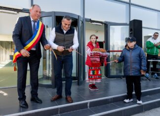 La Slătioara a fost inaugurată o sală de sport