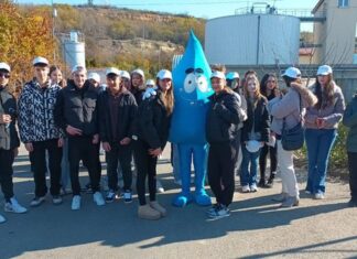 Peste 100 de elevi ai Colegiului Național „Ion Minulescu” din Slatina, vizită la Stația de Epurare Slatina