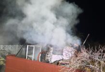 Incendiu în comuna Tufeni