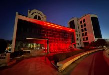 Consiliul Județean Olt marchează Ziua Europeană a Numărului de Urgență 112 prin iluminarea sediului în roșu