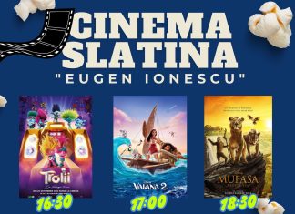 Filme noi, la Cinema Slatina