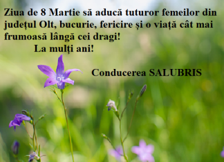 Felicitare 8 Martie – SALUBRIS