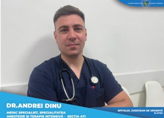 ANDREI DINU, NOUL MEDIC DE LA SECȚIA ATI SLATINA