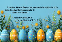 Felicitare – Marius Oprescu, președintele CJ Olt