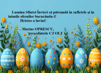 Felicitare – Marius Oprescu, președintele CJ Olt