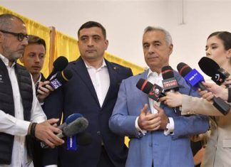 George Simion a venit la vot alături de Călin Georgescu