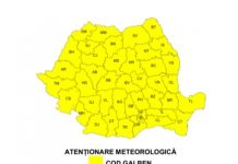 Ploi torențiale și vijelii în toată țara