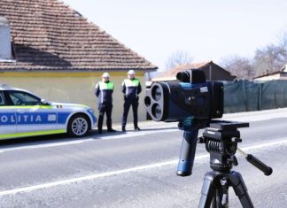 Olt: Traficul, monitorizat de dispozitivele radar montate pe trepiede mobile