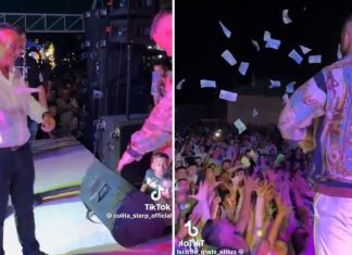 Primarul comunei Băbiciu a aruncat cu bani la concertul lui Culiță Sterp