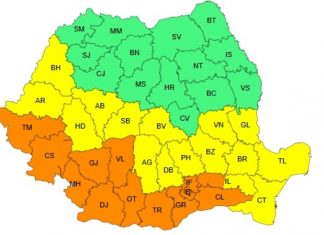 Oltul, sub cod portocaliu de caniculă