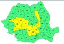 Meteorologii au emis cod galben de furtuni
