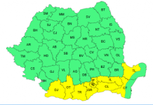 Oltul rămâne sub Cod Galben de caniculă