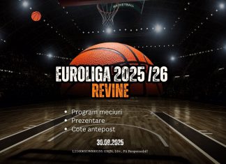 Euroliga 2025/26 revine la finalul lunii: când se joacă primele meciuri, cote și prezentare