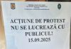 Primarul comunei Giuvărăști, Daniel Pană, protestează