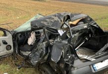 Deveselu: Un șofer a intrat cu mașina într-un copac