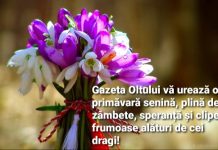La mulți ani de Mărțișor din partea Gazetei Oltului!