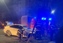 Slatina: Doi răniți în urma unui impact violent pe strada Artileriei