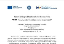 Comunicat de presă finalizare lucrări de împadurire