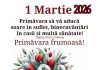 1 martie. Vă dorim primăvară frumoasă! 🌸