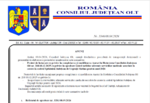Deschiderea procedurii de transparență decizională a procesului de elaborare a proiectelor