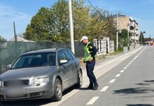 Controale în trafic pe DN 6: polițiștii au vizat siguranța rutieră