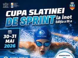 Slatina găzduiește în mai 2026 a treia ediție a Cupei de Sprint la Înot pentru copii