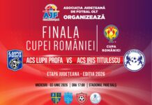 ACS Iris Titulescu și ACS Lupii Profa se întâlnesc în finala Cupei României – faza județeană