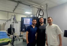 Intervenții cardiologice complexe la Slatina: nouă pacienți tratați prin proceduri minim invazive, inclusiv implanturi de stent