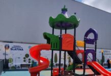 Loc de joacă din Slatina transformat după ani de degradare