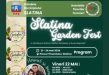 „SLATINA GARDEN FEST”, UN NOU FESTIVAL ÎN PARCUL TINERETULUI: FLORI, CONCERTE ȘI PRODUCĂTORI LOCALI