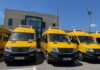 15 MICROBUZE ELECTRICE PENTRU TRANSPORTUL ELEVILOR, PREDATE DE CONSILIUL JUDEȚEAN OLT ÎNTR-UN EVENIMENT LA CURTIȘOARA