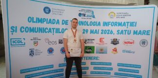 Medalie de bronz pentru un elev de la Liceul Tehnologic „Alexe Marin” la Olimpiada Națională de Tehnologia Informațiilor și a Comunicațiilor