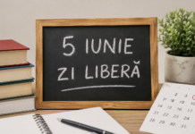 Zi liberă în școli pe 5 iunie 2026