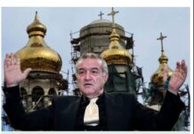 BISERICA LUI BECALI,CU BUNCĂR ȘI ACOPERITĂ CU FOIȚE DE AUR, SE INAUGUREAZĂ…