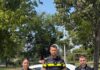 Trei polițiști din Olt au salvat un bărbat imobilizat dintr-o locuință cuprinsă de flăcări
