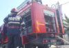 Incendiu grav la Piatra-Olt: femeie de 76 de ani, transportată la spital după ce flăcările au cuprins gospodăria